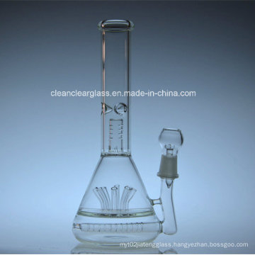 New Design Hot Sale Glass B Glass Water Pipe with Tube Showerhead Perc